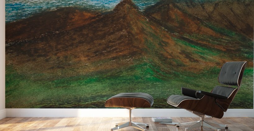 Mountain Sunset Wall Murals