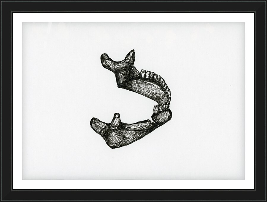 Broken Jaw Picture Frame Printing