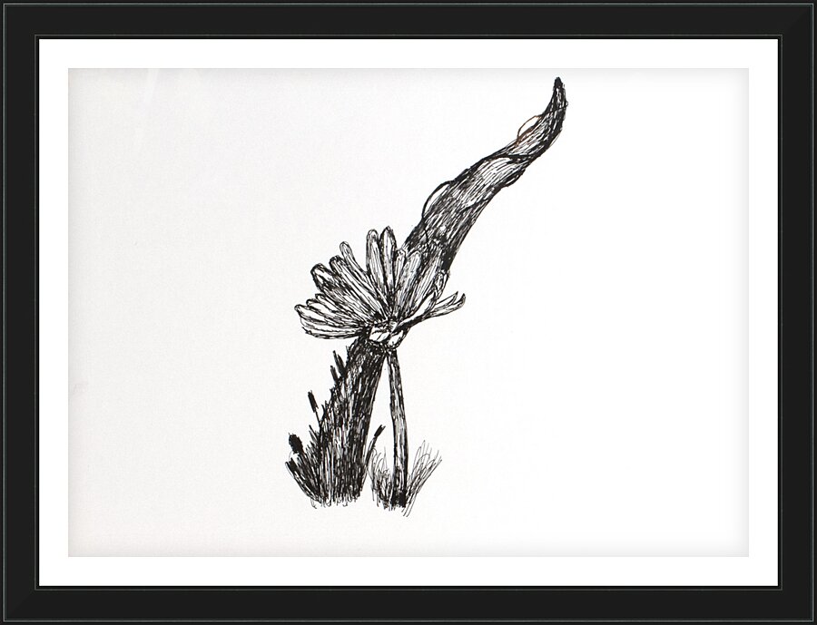 Night Flower Picture Frame Printing