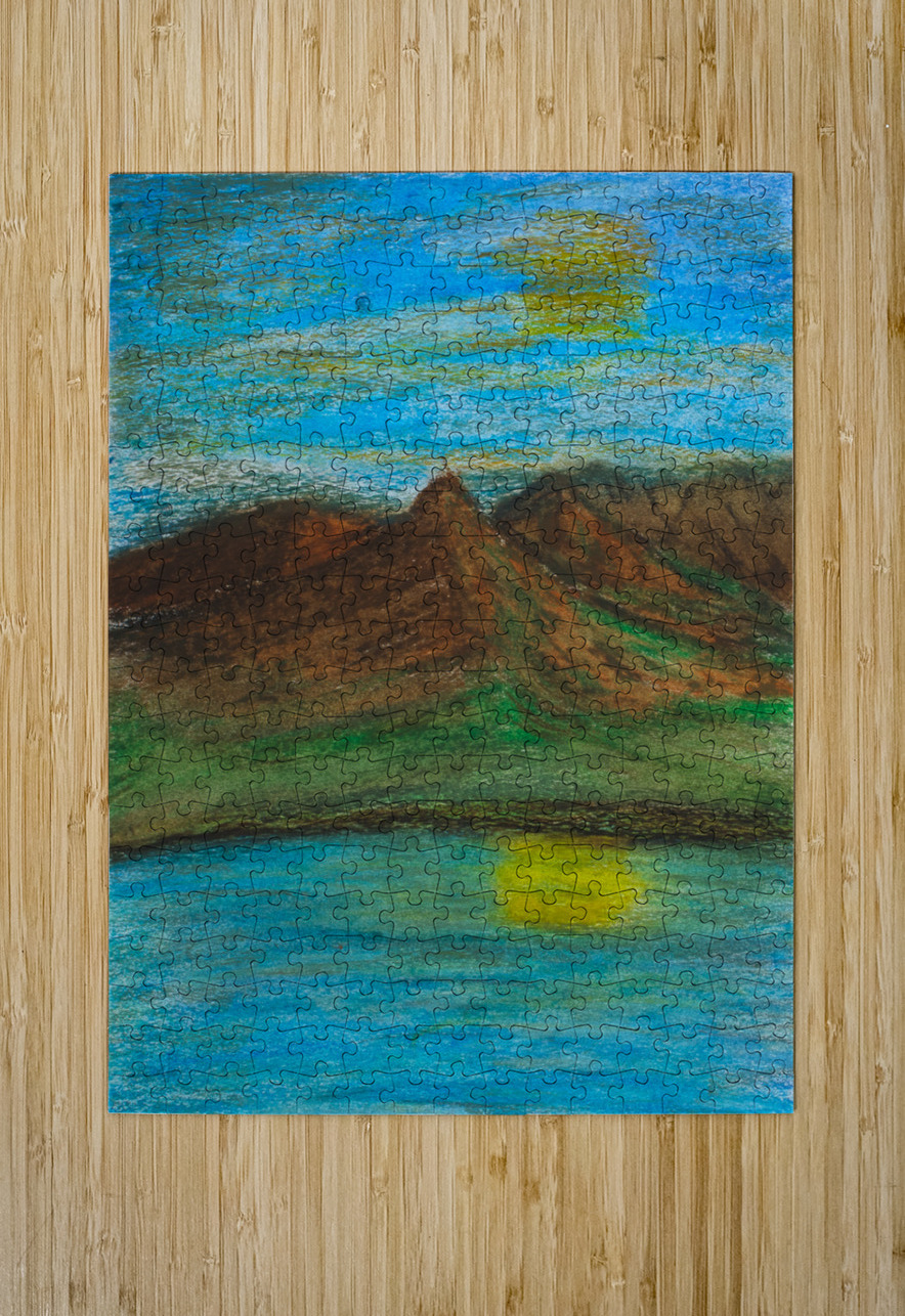 Mountain Sunset Jon David Puzzle printing