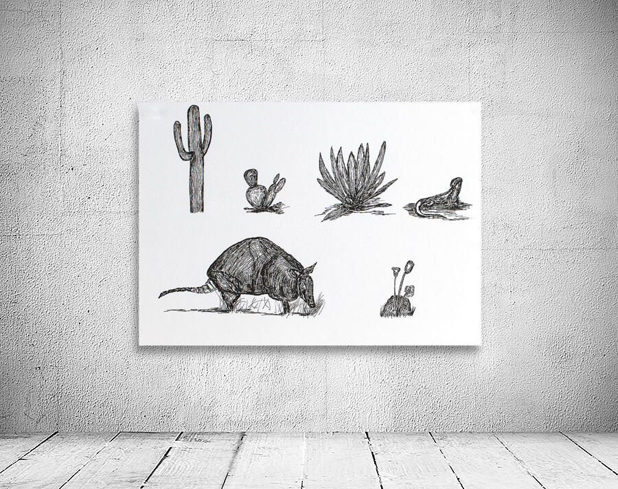 Desert Animals Wall Preview